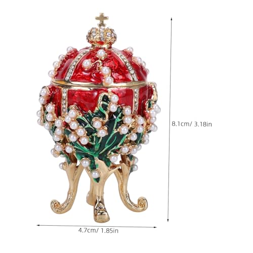 Boîte à bijoux en forme d'œuf pour décorer votre commode - 5