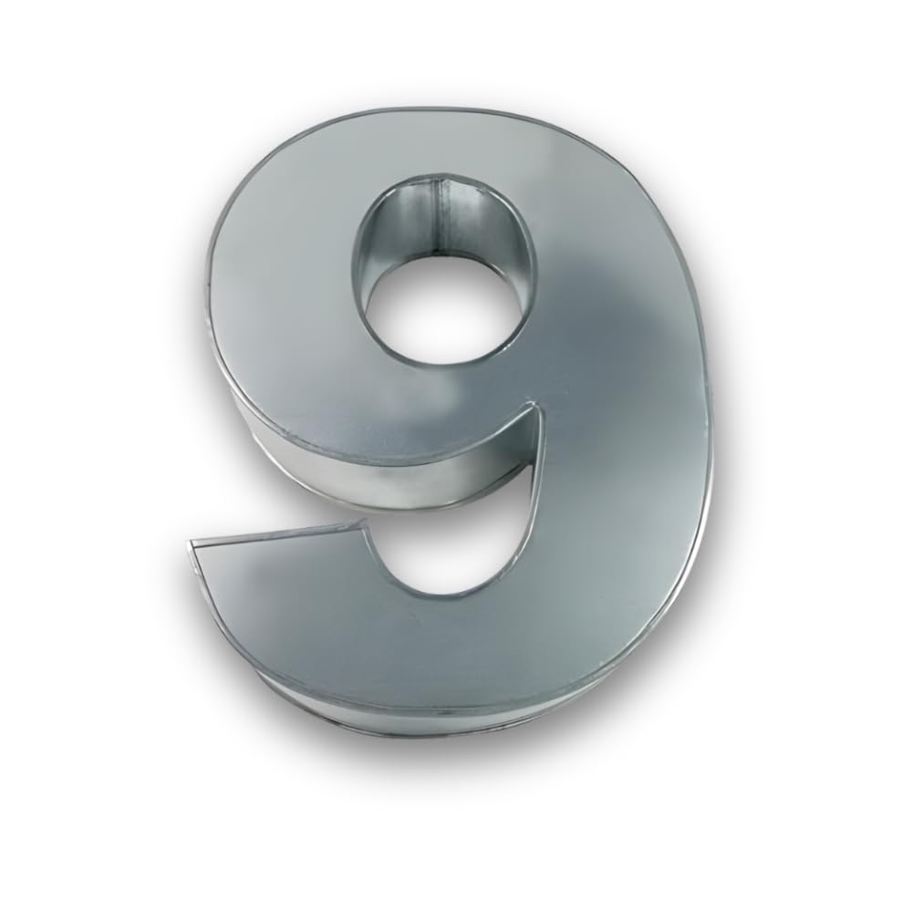AmeriTins® Small Number Nine Shape Cake Pans L10 - W8 - H2.5