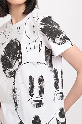 Desigual Womens Knit T-Shirt Short Sleeve T Shirt, Black, Small Us #TOP6