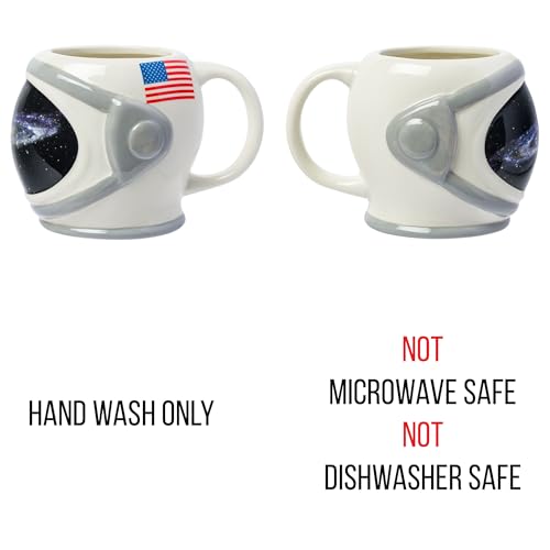Taza cerámica con casco astronauta NASA 22 oz miniatura 4