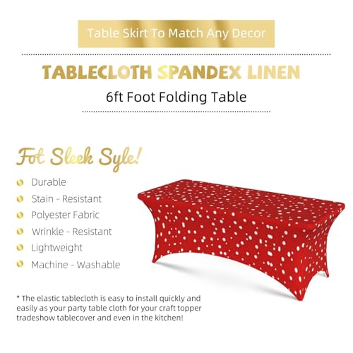 Nappe de table extensible lavable et infroissable pour table rectangulaire de 1,8 m - 6