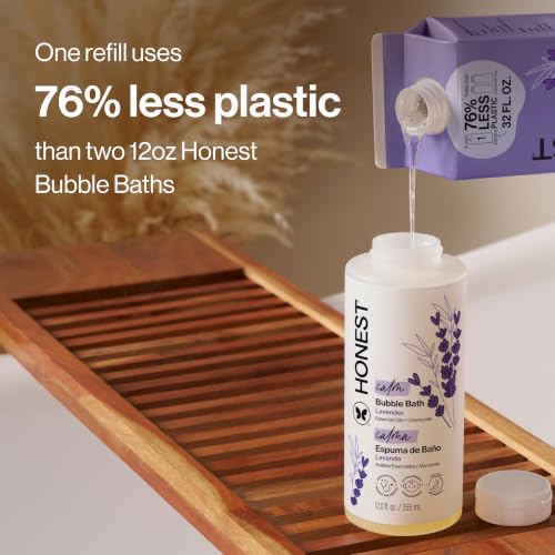 Image of The Honest Company Bubble Bath, Hypoallergenic, Lavender Calm, 32 fl oz