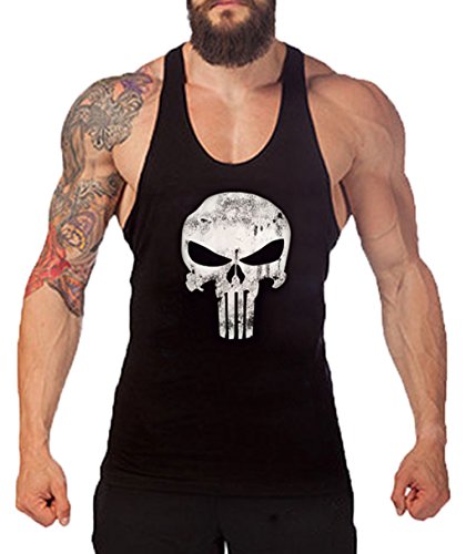 LemonGirl Hombre Confort Camisetas sin Mangas Tank Tops