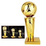 Pokale NBA Basketball Resin Überzug Trophy Championship Trophy-Wettbewerb Individuelle Geschenke -1: 1 Custom Basketball Fans Geschenke (Color : Gold, Size : 17 * 17.5 * 43cm)