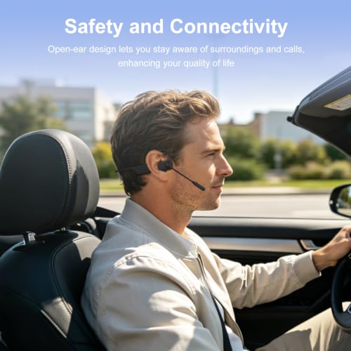 Niecase Open-Ear Bluetooth Headset w/ Mic - image 3