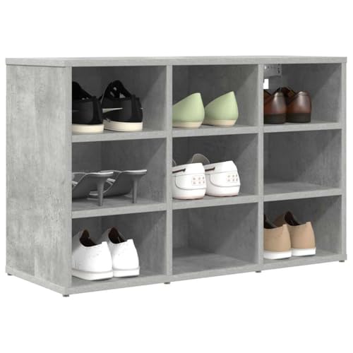 Meuble à chaussures avec étagères stables et structure en bois compacte