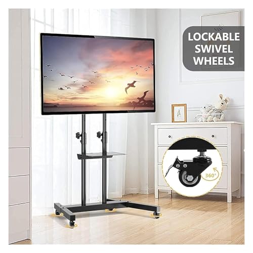 Soporte móvil para TV con ruedas para pantallas de 32-65 pulgadas miniatura 3
