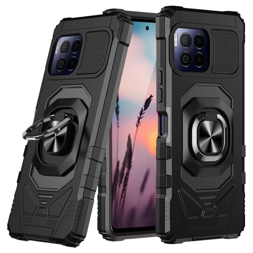 Coque Revvl 7 Pro 5G antichoc avec anneau magnétique et béquille TJS