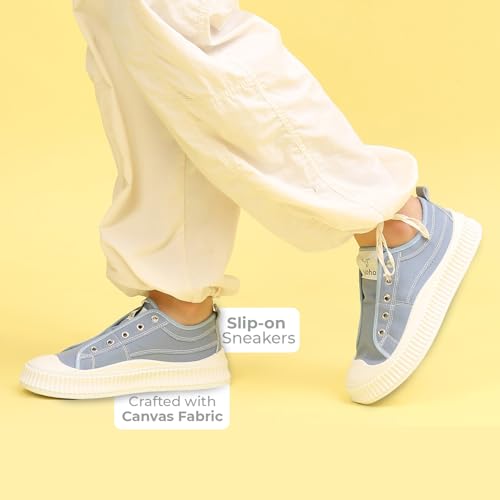 Image of YOHO Cruise Women's Without Lace Trendy Stylish Canvas Slip-On Sneakers (SoS)