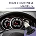 yorpyep 5 PCS DB1601 Car Dashboard Light, T4 Waterproof Heat-resistant Halogen Indicator with Flat Top, Super Bright A/C Climate Control HVAC Switch Light Bulb, Universal for Most Cars (White)