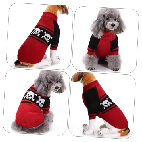 Suéter disfraz para perro con calavera, talla L miniatura 6