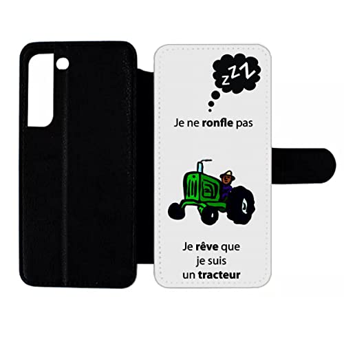 Étui Samsung Galaxy S22 Humour Tracteur : Idée Cadeau Rigolote pour Anniversaire et Fêtes