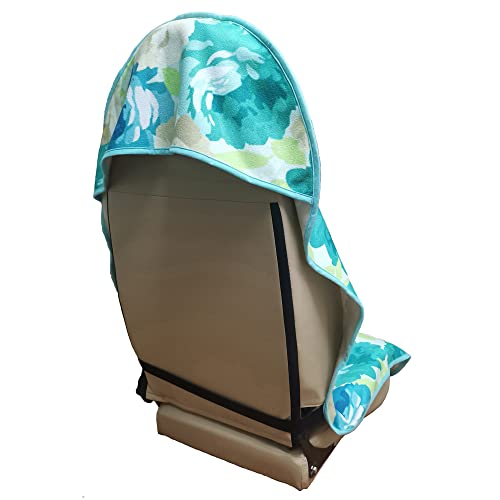 Image of Car Seat Cover Protector Front Seats,for Gym Workout,Running,Swimming,Beach and Hiking,Waterproof Sweat Towel Bucket Seat Covers for Cars SUV Trucks (Chrysanthemum, 1Pcs)