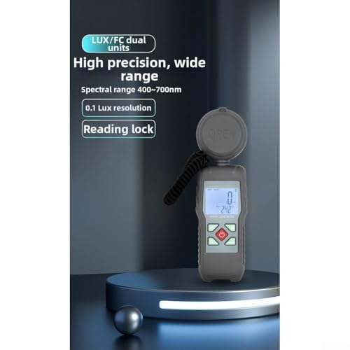 Metro ligero de iluminancia exacta con sensor de corrección de coseno 7