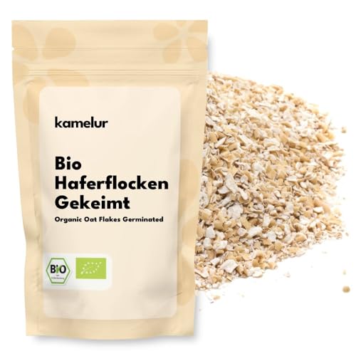 Kamelur 1kg BIO Haferflocken gekeimt gekeimte Haferflocken BIO ohne Zusätze