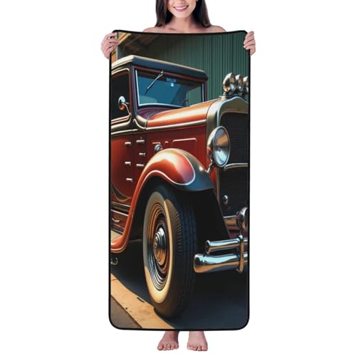 Toallas de baño clásicas con estampado de óxido n.º 80, toallas de ducha para baño, altamente absorbentes, suaves, grandes, 68 x 139 cm