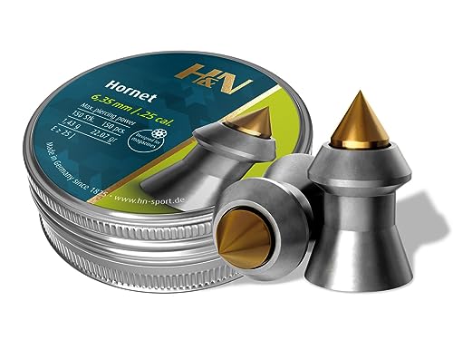 H&N Sport Haendler & Natermann H&N Hornet Pellets.25 Cal 24.38 Grains Pointed 150ct Blister Pack
