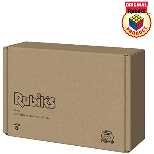 Image of Rubik's Cube, Learn to Solve Bundle, 3x3 Rubik's Cube for Beginners & 2x2 Apprentice, Problem-Solving Brain Teaser, Classic Color-Matching Puzzle, Fidget Toy, Sensory Puzzle for Ages 8 & Up