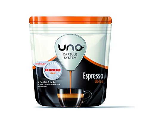 Kimbo Capsule Uno Espresso Dolce - 16 Astuccio
