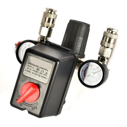 Interruptor de presión regulable de 95-125 PSI con conector europeo 7
