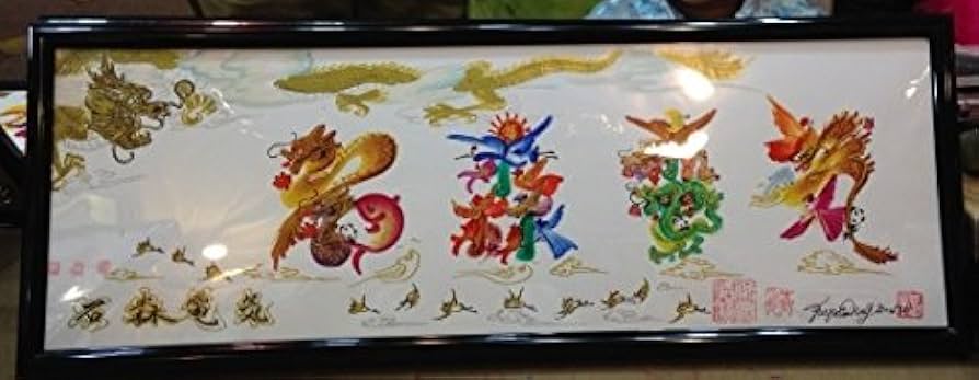 A3サイズ額縁付き　大　開運風水花文字　開運絵画　名前を書き　誕生日　贈り物最適 開運風水花文字 開運絵画 龍鳳文字 お客様名前を書き 誕生日