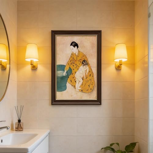Impression sur toile The Bath de Mary Cassatt - Une touche de douceur pour bureau - 7