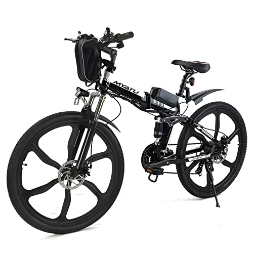 MYATU E Bike 26 Zoll E-Mountainbike mit 36V 10,4Ah Akku E-Klapprad für...