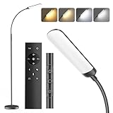 Lámpara de Pie LED Regulable 17W con Mando y Control Táctil