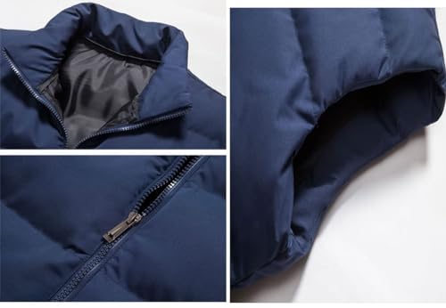 Men's Outerwear Vests Winter Warm Outdoor Padded Puffer Lightweight Vest4