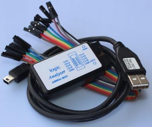 USB 24M 8CH 24MHz Logic Analyser Support 1.1.16 For ARM FPGA