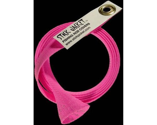 Stick Jacket Spinning Fishing Rod Cover Pink