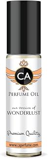CA Perfume Impression of Wonderlust for Women Fragrance Oil Amber Floral Scent Long Lasting Perfumes for Women Travel Size TSA Ready Mini Parfum Body Oil Roll-on 0.33 Fl Oz 10ml