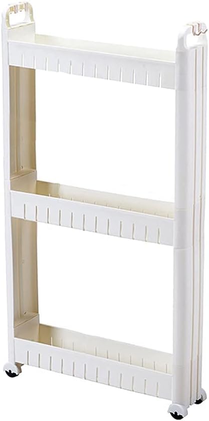 Carrello Di Stoccaggio 3 Livelli Con Ruote - 10 Cm Larghezza | Salvaspazio Per Cucina, Bagno E Lavanderia - Foto 11