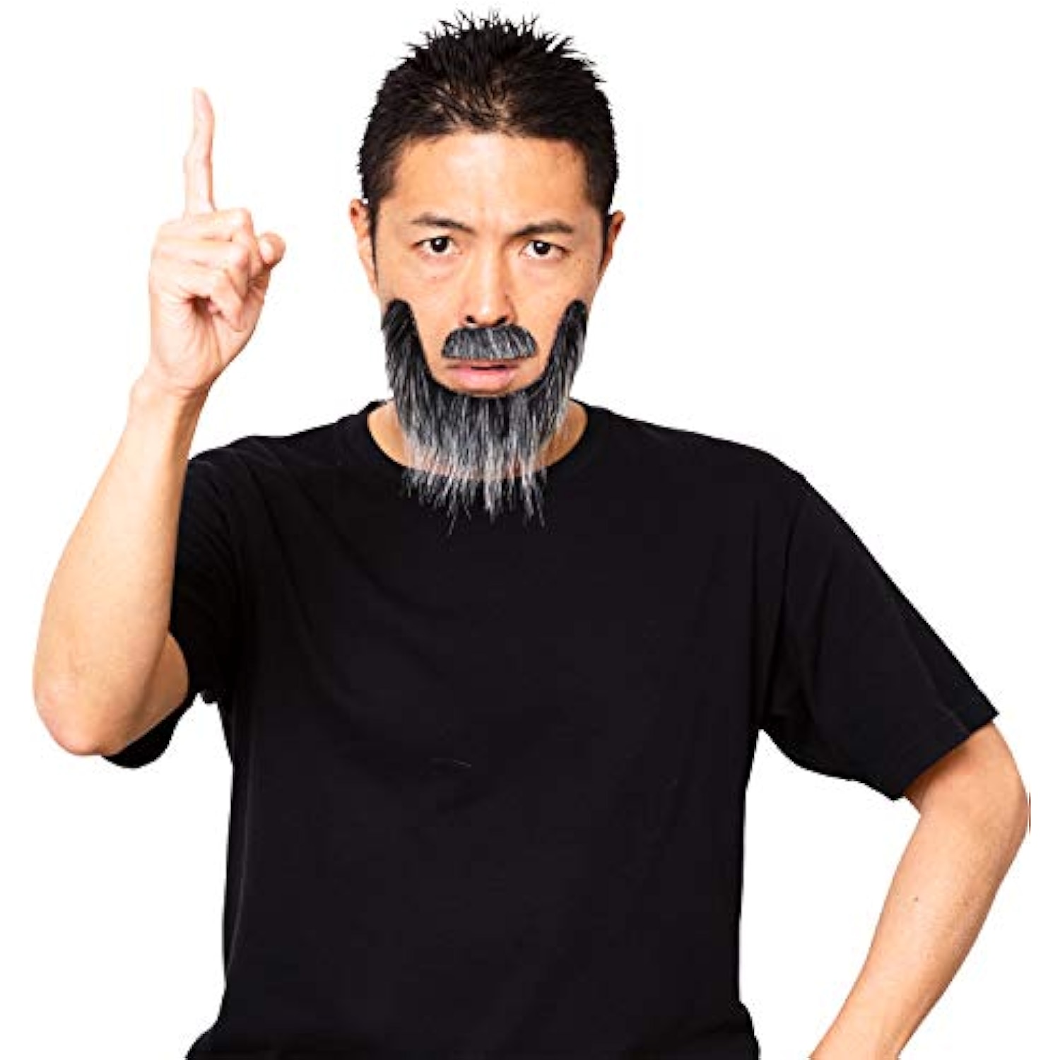 クリアストーン(Clearstone) 宴会の達人 コスプレ ハロウィン 冒険家のひげ ユニセックス グレー 詳細画像4