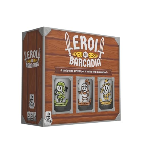 Cranio Creations - Héroes De Barcadia, El Juego De Fiesta SED De Aventura, Edición Italiana