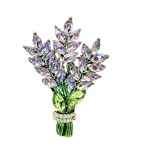 BWQZXES Lavender Bouquet Brooch Female Niche Pins Corsage Pins Flower Anti-Walking Accessories