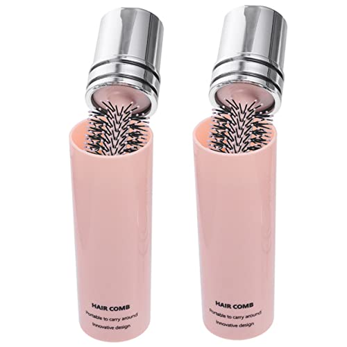Brosse à cheveux ronde petite pour cheveux bouclés longs hommes et femmes
