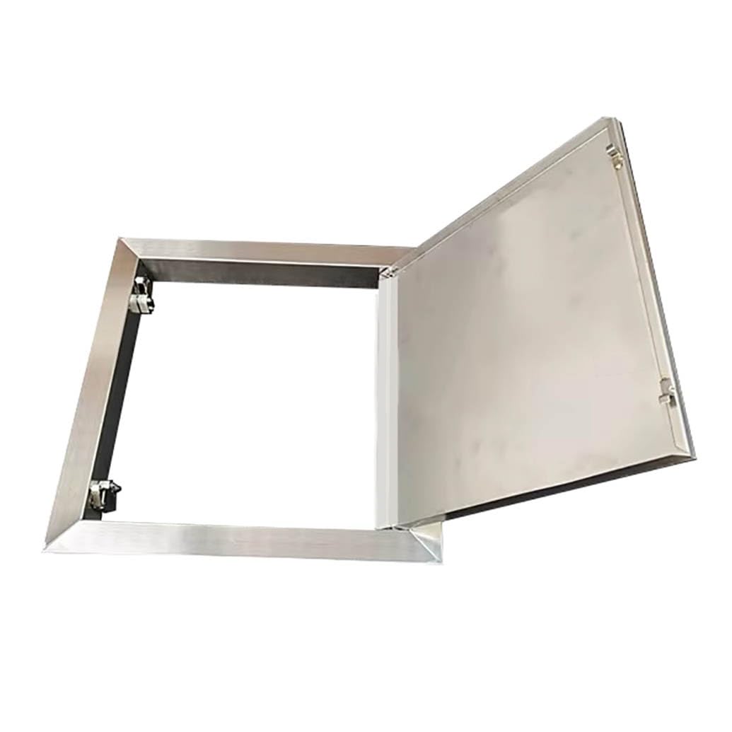 Porte d'inspection en acier inoxydable 304 durable avec serrure murale