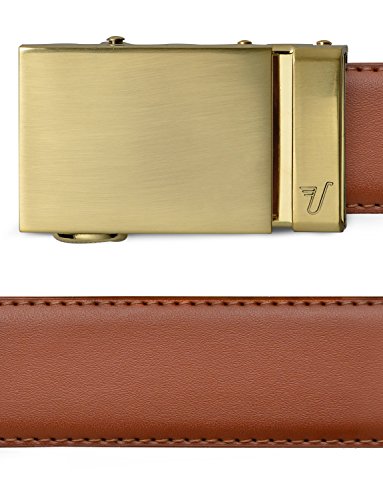 Image of Mission Belt Men's Leather Ratchet Belt, 40mm Metal Collection