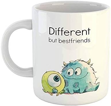 Ceramic Birthday Friendship Day Gifts Printed Coffee Mug for Girls Boy Sister Brother Best Friend Boyfriend Girlfriend (Multicolor, 320ml)