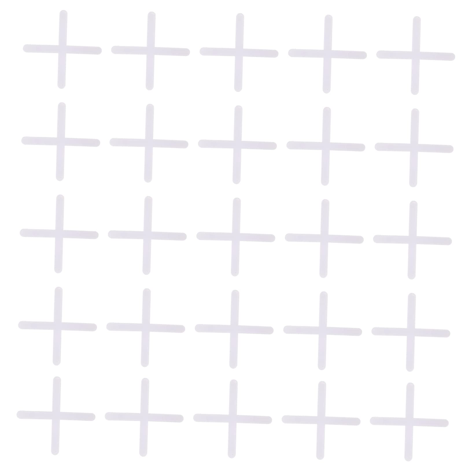 BESTonZON Entretoises Croisées Pose Précise et Rapide Lot de 10000 en Pe Blanc, Réutilisables, pour Carrelage, pour Pose de Carrelage au Sol