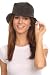 LL Black Mens Packable Bucket Rain Hat Ladies Lightweight Comfortable Medium