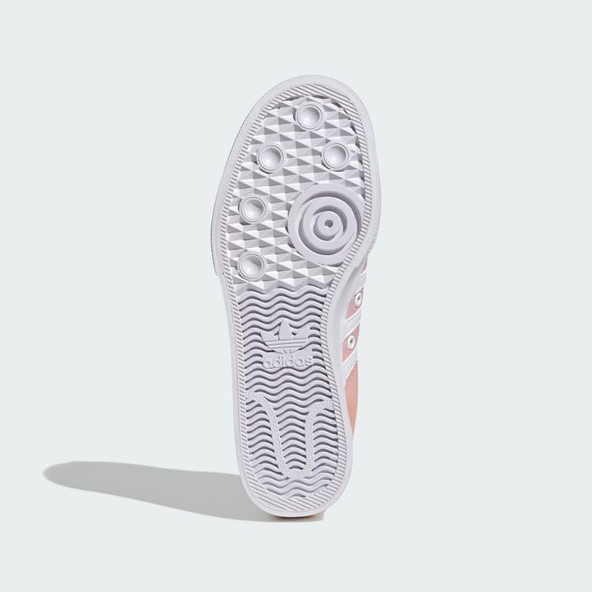 adidas Nizza Herren Plateauschuhe, Cloud White/Clear Pink/Acid Orange, 10.5 – Ansicht 2