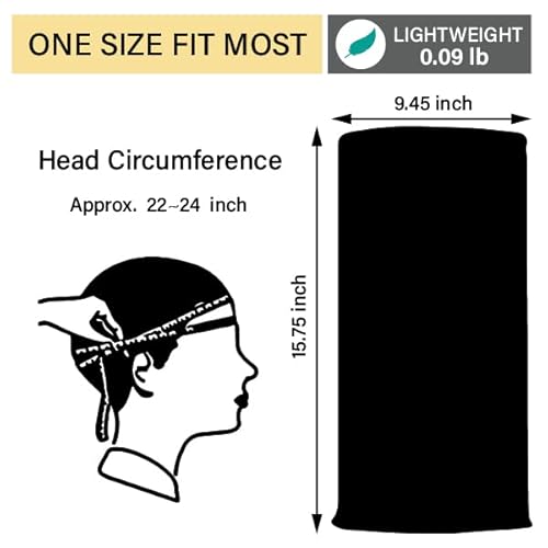 Voovy Neck Gaiter 4 Pack Cooling Thin Breathable Face Mask Uv Protection Scarf Windproof Face Cover For Motorcycle Riding Biker Fishing Hunting #TOP4