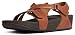 FitFlop Women's The Skinny Leather Sandals Flip Flop, Dark Tan, 8 M US