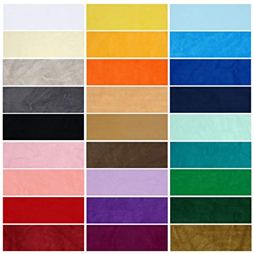 Velour Polar Fleece Anti Pill Fabric, Quality Material. 28 Fashion Colours, Medium Weight, Great Drape & Handle. Natural Stretch Pile for Garments, Home Décor & Crafts.