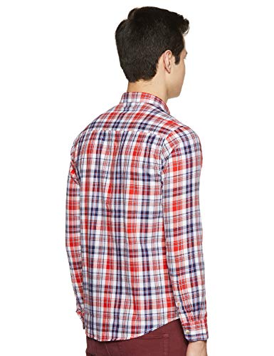 Image of Pepe Jeans Men's Checkered Slim Fit Casual Shirt
