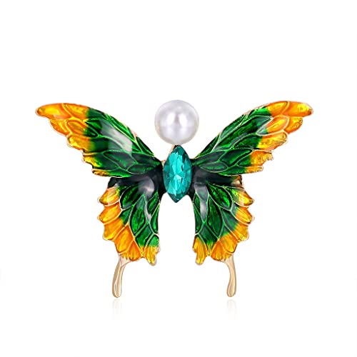 Corsage papillon coréen et perle pour sublimer vos vestes de mi-saison