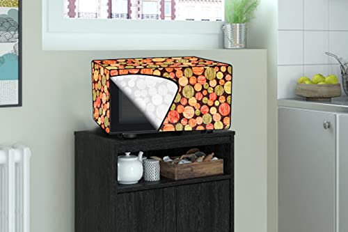 Image of Stylista Microwave Oven Cover for LG 32 L Convection MJ3286BRUS Abstract Pattern Multi Color