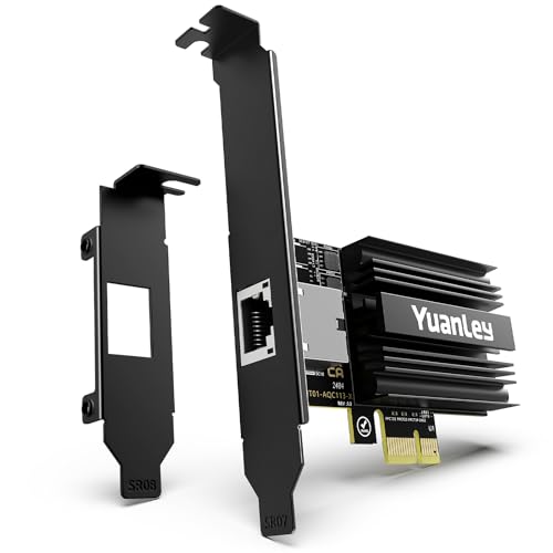 Tarjeta de Red PCIe 10G, YuanLey Tarjeta Ethernet 10G Base-T con